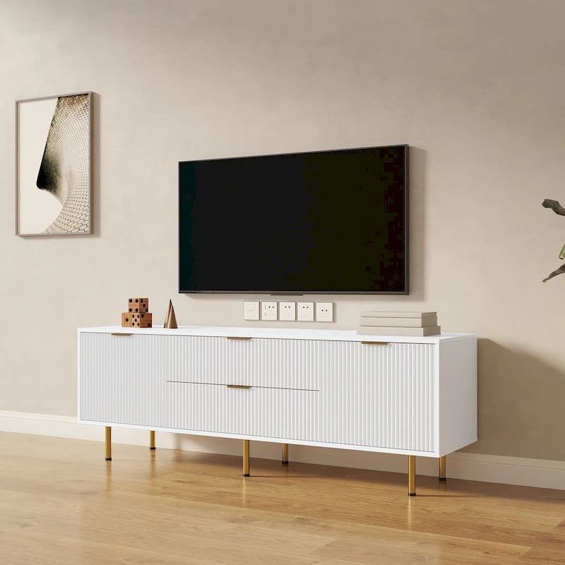 Mobile TV moderno bianco caldo, per soggiorno o camera da letto