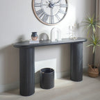 Consolle in legno da 60" con gambe a coste