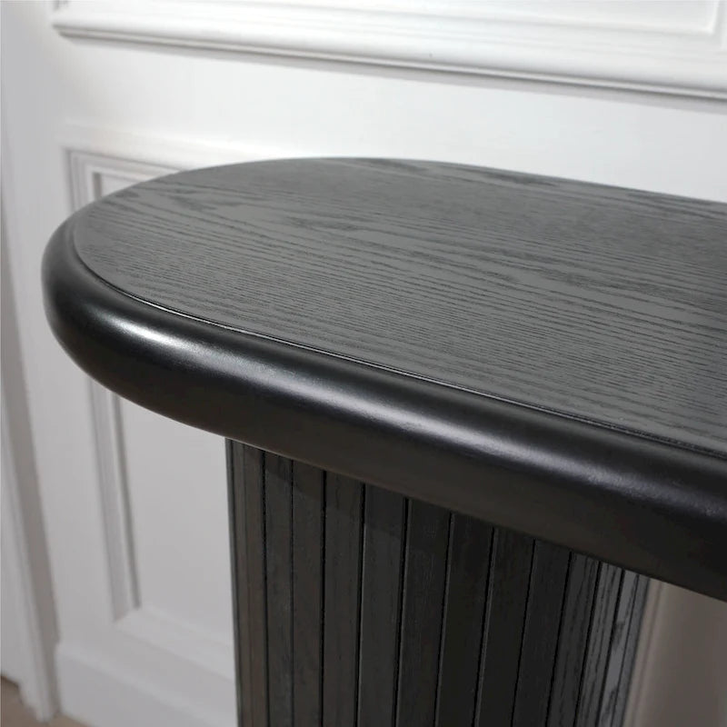 Consolle in legno da 60" con gambe a coste