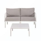 Set Divano in Rattan Sintetico da 5 Pezzi con Cuscini