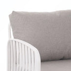 Set Divano in Rattan Sintetico da 5 Pezzi con Cuscini