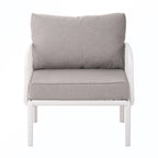 Set Divano in Rattan Sintetico da 5 Pezzi con Cuscini