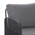 Set Divano in Rattan Sintetico da 5 Pezzi con Cuscini