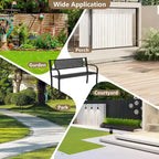 Costway Panca da giardino da 50 pollici con schienale fantasia e braccioli curvi - Vedi dettagli