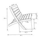 Set tavolo e sedie pieghevoli da esterni Versailles "Quick Assembly" per tutte le stagioni - 3 pezzi