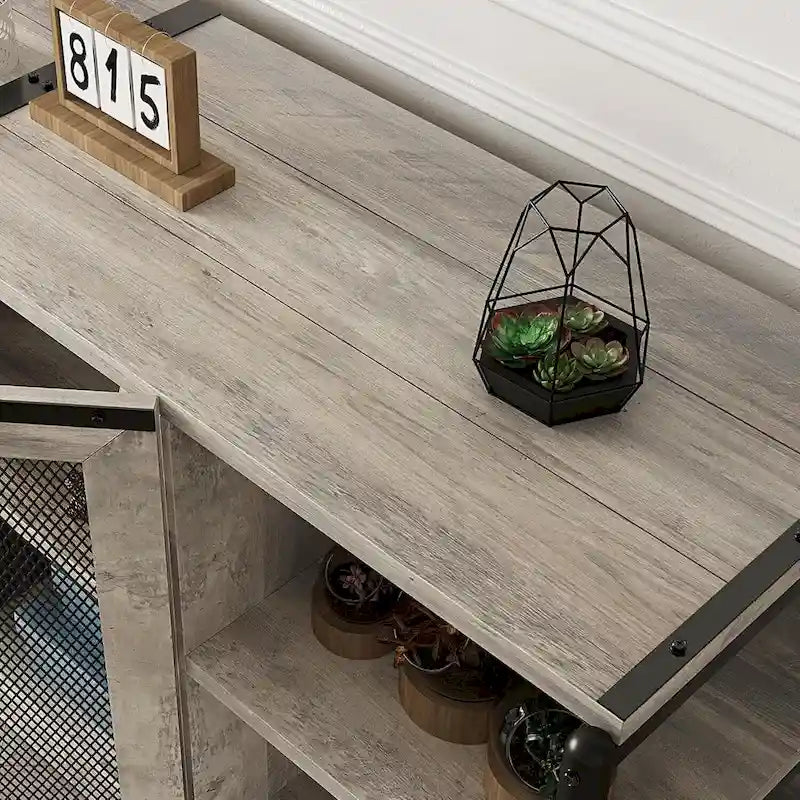 Mobile TV in legno lungo 65 pollici