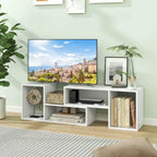 Costway Mobile TV Regolabile 2 Pezzi con Cubi Contenitori per TV fino a 55 Pollici - Vedi Dettagli