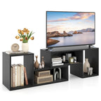 Costway Mobile TV Regolabile 2 Pezzi con Cubi Contenitori per TV fino a 55 Pollici - Vedi Dettagli