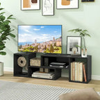 Costway Mobile TV Regolabile 2 Pezzi con Cubi Contenitori per TV fino a 55 Pollici - Vedi Dettagli