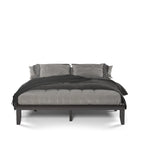 Costway Letto King Size 14 con Struttura in Legno e Doghe in Legno