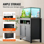 Supporto per acquario Supporto per terrario con spazio di archiviazione, armadietto e kit di ferramenta