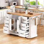 56 isola cucina con anta a ribalta, carrello da cucina su ruote, tavolo da cucina su ruote con cassetti