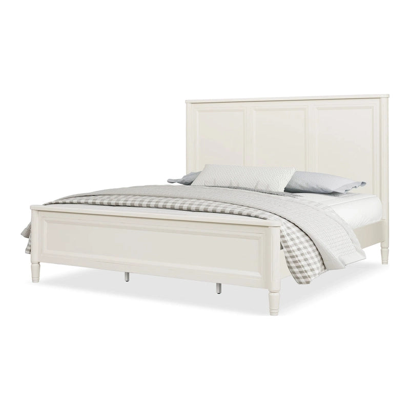 Furniture of America Letto a Pannelli Classico Moderno in Legno Massello Arlena