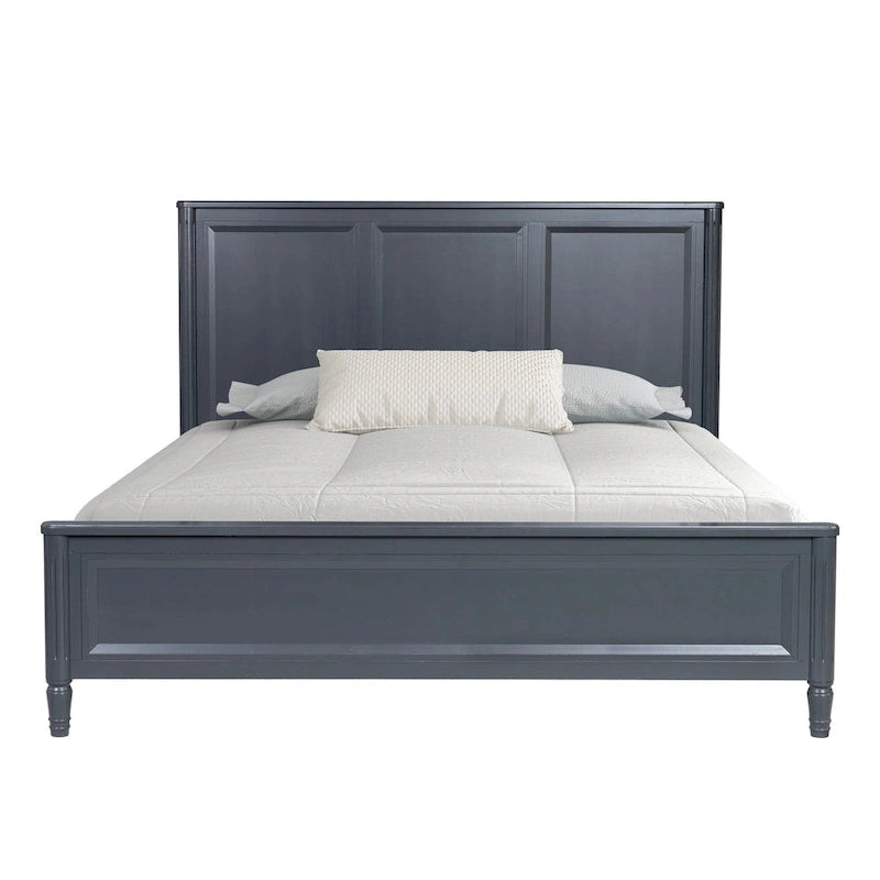 Furniture of America Letto a Pannelli Classico Moderno in Legno Massello Arlena
