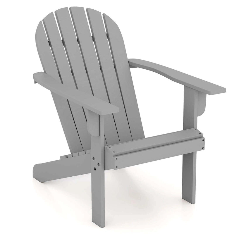 Sedia Costway Adirondack da patio con seduta inclinata, schienale alto e larga – Vedi dettagli