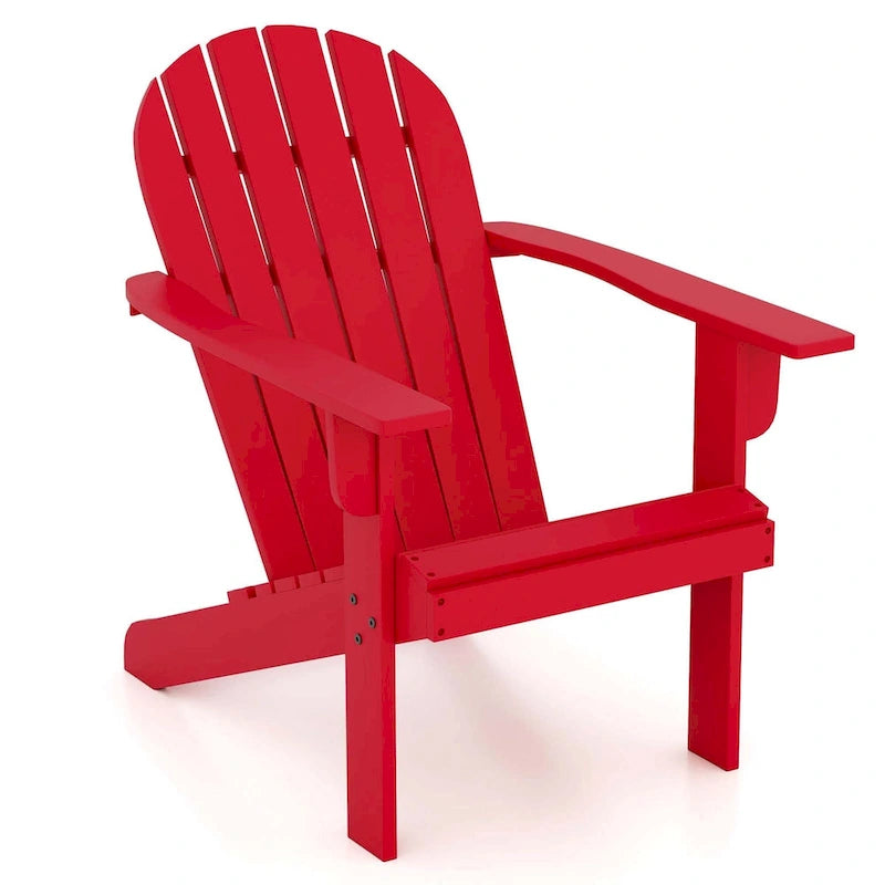 Sedia Costway Adirondack da patio con seduta inclinata, schienale alto e larga – Vedi dettagli