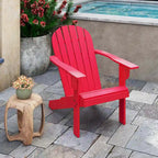 Sedia Costway Adirondack da patio con seduta inclinata, schienale alto e larga – Vedi dettagli