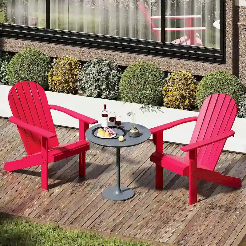 Sedia Costway Adirondack da patio con seduta inclinata, schienale alto e larga – Vedi dettagli
