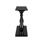Tavolino consolle con design a base a vaso, tavolino stretto da ingresso, tavolino da divano con ripiano inferiore
