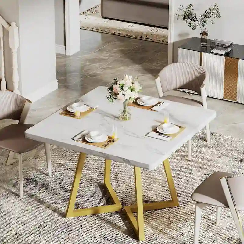 Tavolo da pranzo industriale con base in metallo