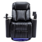 Poltrona reclinabile girevole a 270° multifunzione per home theater
