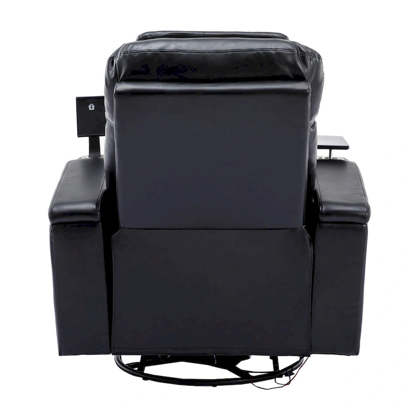 Poltrona reclinabile girevole a 270° multifunzione per home theater
