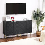 Credenza Contenitore Moderna con 2 Ante, Credenza a Buffet per Cucina
