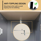 Mobile contenitore da bagno VEIKOUS con 4 cassetti