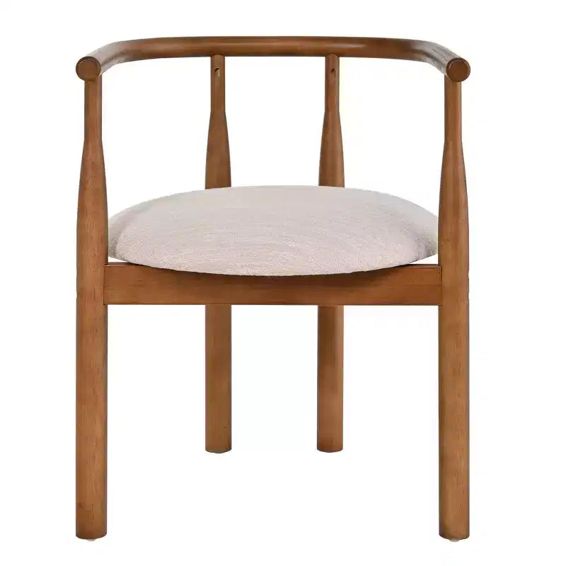 Set da pranzo ovale da 7 pezzi, set da pranzo per 6, set da tavolo da cucina grande da 71'' con 6 sedie da pranzo imbottite, noce - Christopher Knight Home