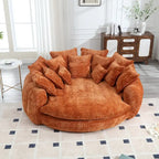 Comodo divano letto matrimoniale Loaf, divano letto oversize con braccioli