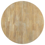 Tavolo da pranzo allungabile rotondo da cascina con 16 inserti in legno per cucina