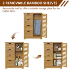 Mobile contenitore da bagno VEIKOUS con 4 cassetti