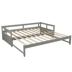 Divano Letto Estensibile con Letto Estraibile, Divano Letto in Legno con Letto Estraibile