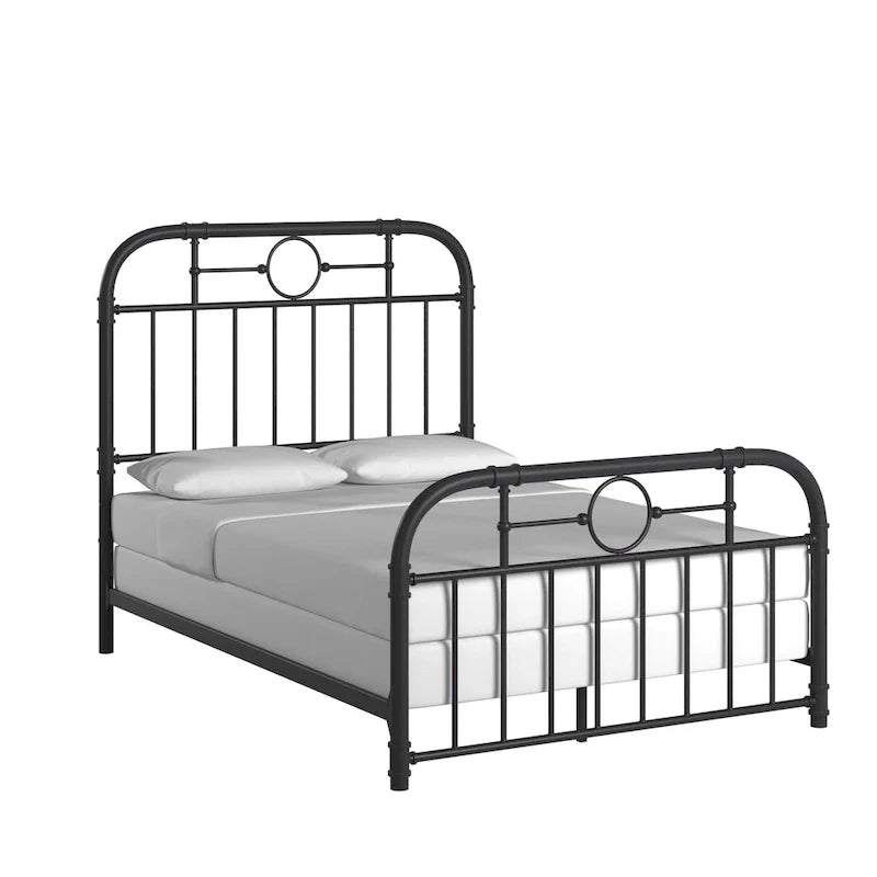 Letto in metallo nero