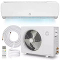 Ultra-Silenzioso 42dB|12000 BTU 19 SEER Climatizzatore a Pompa di Calore Mini-Split Senza Canalizzazione|3-in-1 Raffreddamento, Riscaldamento e Deumidificazione|Sistema AC Inverter Bianco 230V