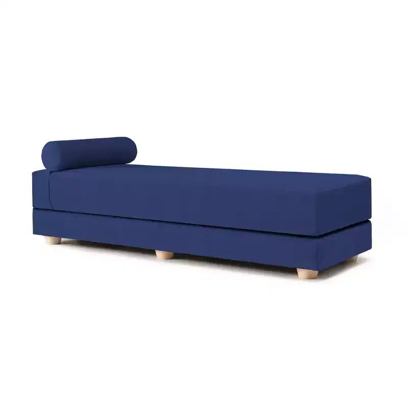 Divano letto / Letto estraibile queen-size - Microvelluto