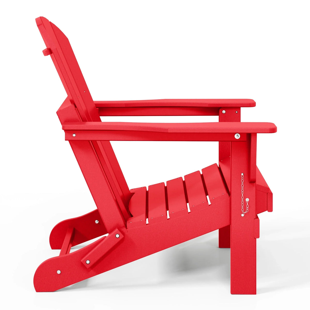 Polytrends Laguna Sedia Adirondack Pieghevole da Esterno per Patio Resistente allo Sbiadimento e alle Intemperie