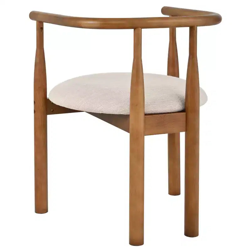 Set da pranzo ovale da 7 pezzi, set da pranzo per 6, set da tavolo da cucina grande da 71'' con 6 sedie da pranzo imbottite, noce - Christopher Knight Home