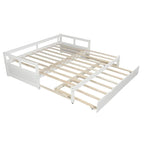 Divano Letto Estensibile con Letto Estraibile, Divano Letto in Legno con Letto Estraibile