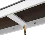 Letto a scomparsa matrimoniale con luce LED, pieghevole a armadio, letto a scomparsa per camera degli ospiti
