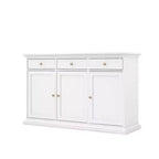 Tvilum, Credenza con 3 Ante e 3 Cassetti, Bianco