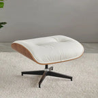 Poltrona reclinabile Mid-Century Modern in pelle