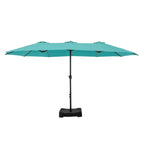 MAISON ARTS Ombrellone Doppio da 4,5 m, Extra Large, per Patio, con Base Inclusa