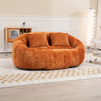 GDFStudio - Divano Pigro a 2 Posti Laurel Chenille con Schiuma ad Alta Densità e Comfort Extra Large