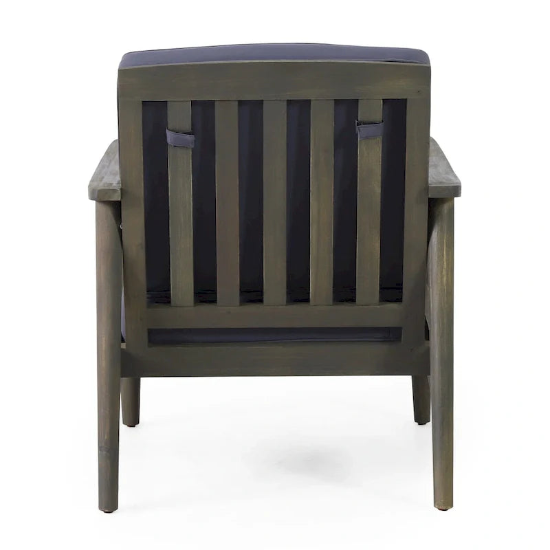 Salotto da esterno a 4 posti in legno di acacia Willowbrook di Christopher Knight Home