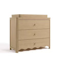 Comodino fasciatoio a 3 cassetti Storkcraft Casablanca con piano rimovibile