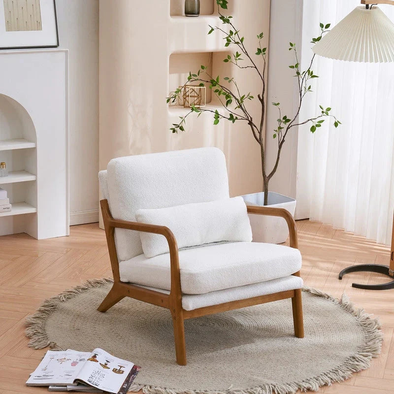 Poltrona imbottita Mid-Century Modern