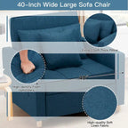 Poltrona letto trasformabile, 3 in 1, vari colori, per 1 persona