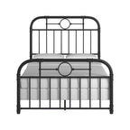 Letto in metallo nero