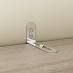 Armadio moderno freestanding in legno massiccio con ripiani